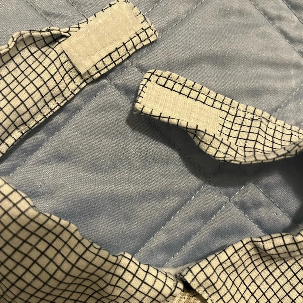 NWOT Baby Bib Business Casual Preppy Checkered Shirt With Soccer Ball Tie
